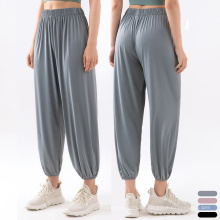 Lose Fit Jogger Hosen Frauen haben schnelle trockene Jogging Tragen Sie aktive Hosen Frauen Sonnenschutz Baggy Joggyhose